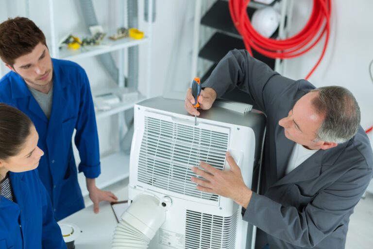 air conditioning repairmen learning